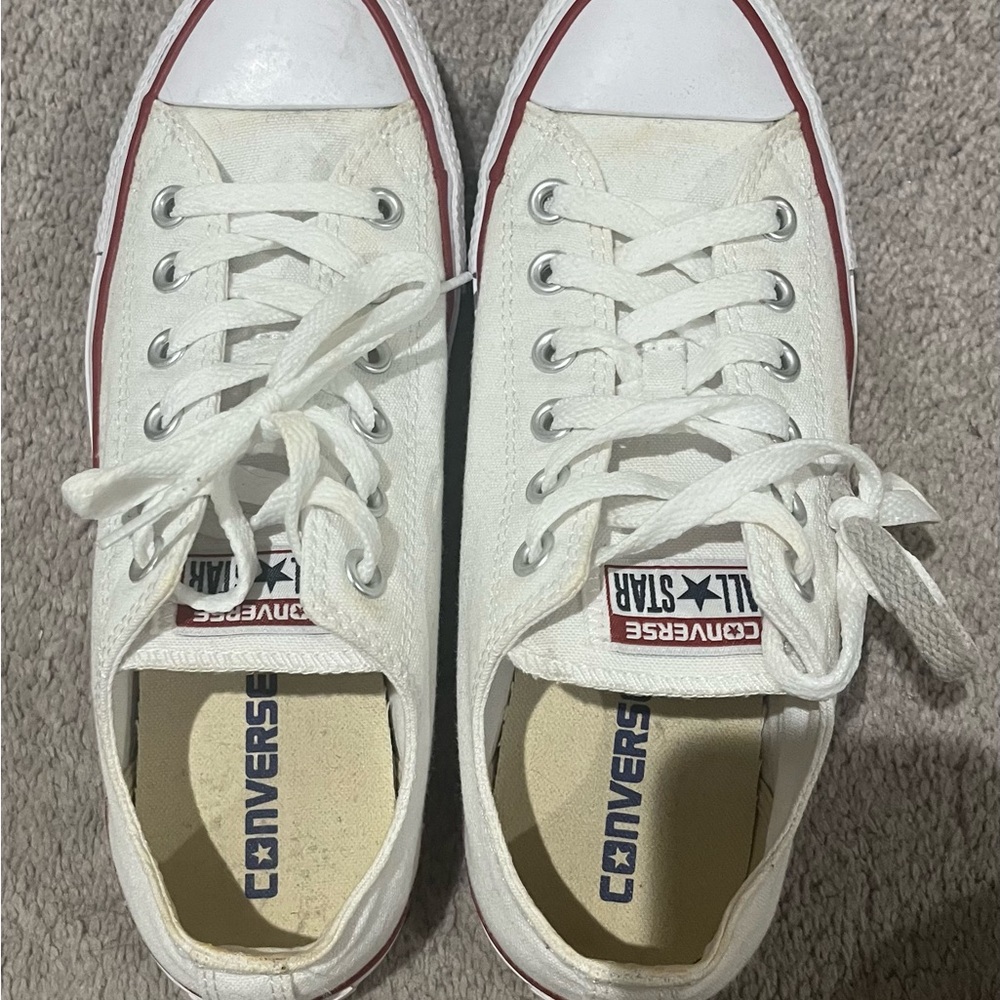 Converse White Low-Top Sneakers